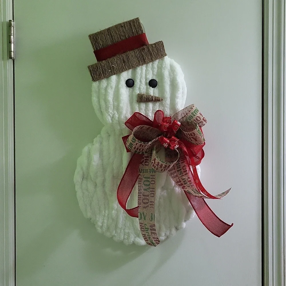 Clearance Sale! Snowman wreath
